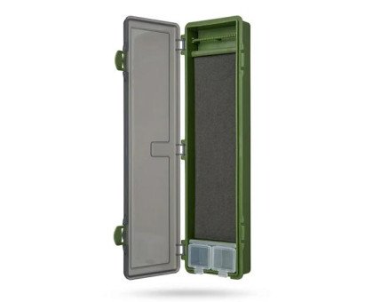 Коробка для коропових снастей 345x80x25мм з тримачем, повідочниця