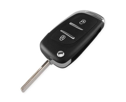 Викидний ключ, корпус під чіп, 3кн DKT0269, Peugeot, ніша CE0536, HU83