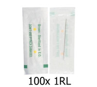 100x Голка 1RL 0.35мм контурна для машинок перманентного макіяжу та татуажу