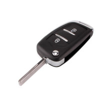 Выкидной ключ, корпус под чип, 2кн DKT0269, Peugeot, HU83, NEW