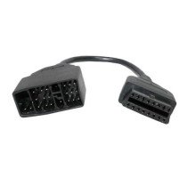Перехідник з OBD2 16pin мама на Toyota 22pin тато