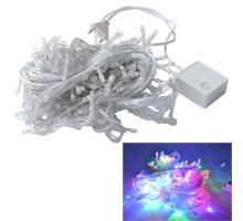 Гирлянда светодиодная новогодняя цветная 240 LED 24м