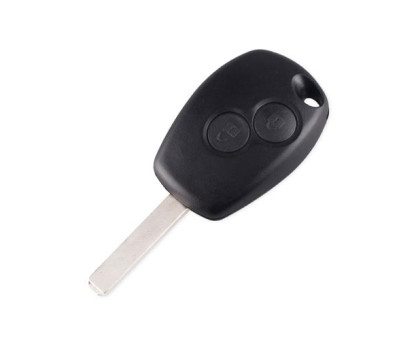 Ключ заготовка, корпус под чип, 2кн, Renault Modus Clio, VA2