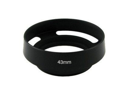Бленда вентильована 43мм, метал, Leica, чорна