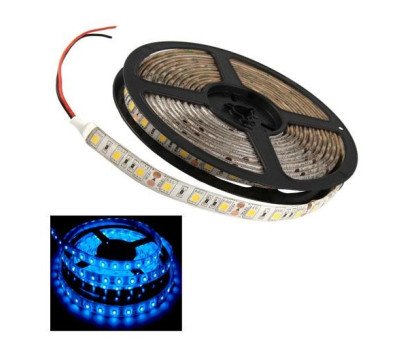5м стрічка світлодіодна, 300x 5050 SMD LED, синя