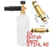 Пінна насадка пінник 1л для мийок Nilfisk Gerni STIHL RE 98 128 163, S9