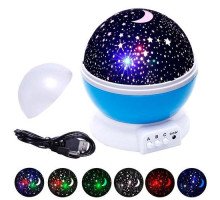 Светильник ночник проектор звездного неба, вращающийся Star Master