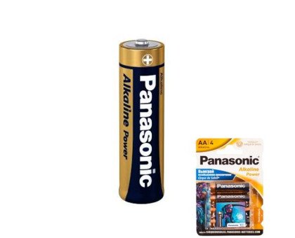 Батарейка AA LR6 Panasonic Alkaline лужна 1.5В