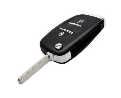 Выкидной ключ, корпус под чип, 2кн, Peugeot, ниша CE0523, VA2, NEW