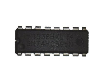 Чип SN74HC595N 10ШТ 74HC595N DIP-16, Cдвиговый регистр 8-битный