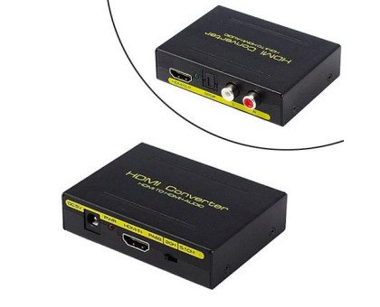 Екстрактор аудіо, перетворювач HDMI, SPDIF, Toslink, RCA, тюльпан