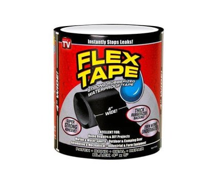 Водонепроникна ізоляційна стрічка FLEX TAPE 150х10см прогумована