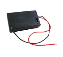Батарейний відсік для 3 AАА, 4.5В бокс кейс з дротами і кришкою, Arduino