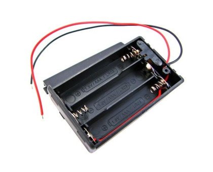Бокс на 3 ААА батареи, 4.5V кейс, питание Arduino