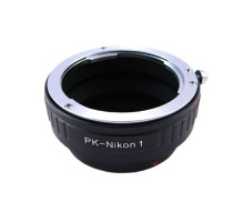 Адаптер переходник Pentax PK K - Nikon 1 J1 кольцо Ulata