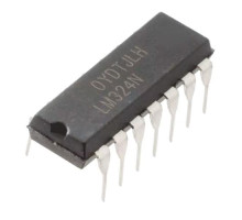 Чіп LM324N 10ШТ LM324 DIP-14, Операційний підсилювач 4-канальний