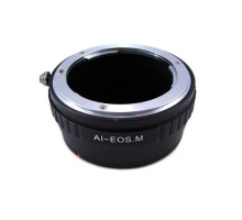Адаптер переходник Nikon AI - Canon EF-M, кольцо Ulata