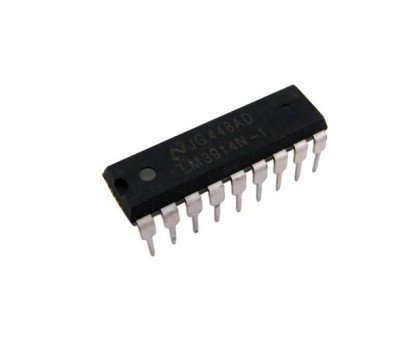 Чіп LM3914N-1 10ШТ LM3914 DIP-18, Драйвер LED індикаторів