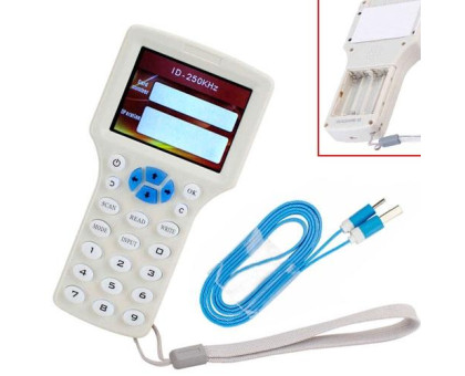 Дубликатор, копировщик RFID ID РЧИД NFC, 9 частот LCD, считыватель