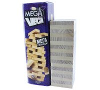 Настольная игра Дженга Башня Jenga Mega Vega Джанга G-MV-01U 54 бруска