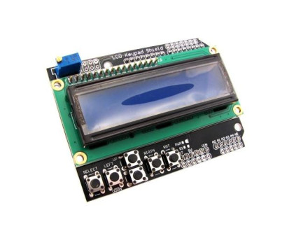 LCD Keypad Shield модуль Arduino 1602 РК дисплей