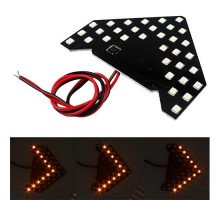 LED указатели поворота зеркала заднего вида, Динамические, желтые, пара