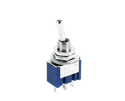 Перемикач, тумблер, вимикач живлення MTS-103 250В 3А ON-OFF-ON