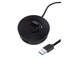 3-портовий USB 3.0 хаб концентратор, до 5 Гбіт/с і кардрідер, Combo