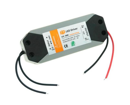 Блок живлення LED драйвер трансформатор AC-DC 220-12В 36Вт для LED-стрічок