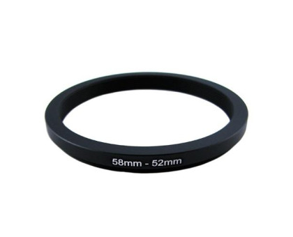Понижуюче степ кільце 58-52мм для Canon, Nikon