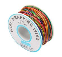 Провод монтажный 30AWG 0.25мм 300м 8 цветов для монтажа накруткой