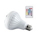 Умная LED RGB Лампа с Bluetooth динамиком 6+3Вт, пультом ДУ, музыкальная