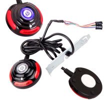 Кнопка включения питания ПК, выносная 160см, Power SW Reset + индикация