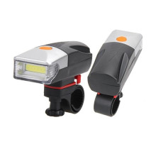 Фонарь фара на руль велосипеда, яркий COB LED 5Вт