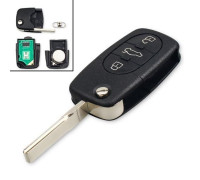 Ключ зажигания, чип ID48 4D0837231A 3 кнопки HU66 для Audi A3 A4 A6 A8 RS4