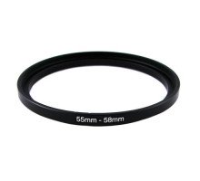 Повышающее степ кольцо 55-58мм для Canon, Nikon