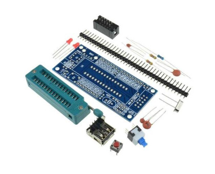 Налагоджувальна плата мінімал ZIF панель AVR ATmega8 ATmega48, ЗБЕРИ САМ