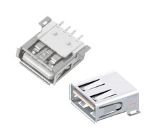 Разъем USB 2.0 мама 4pin AF 90 градусов SMT SMD