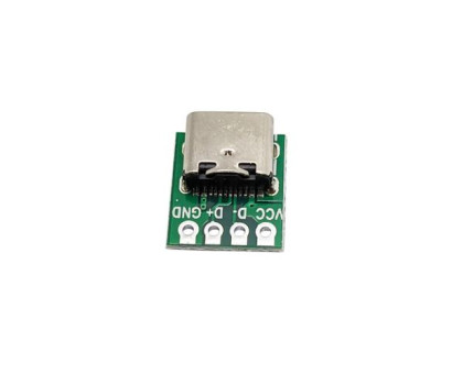 Плата-перехідник USB Type-C 3.1 16pin на DIP 2.54мм, 10шт, тестова PCB