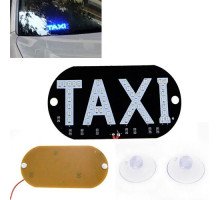 Автомобильное LED табло табличка Такси TAXI 12В, синее