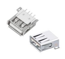 Разъем USB 2.0 мама 4pin AF 90 градусов SMT SMD