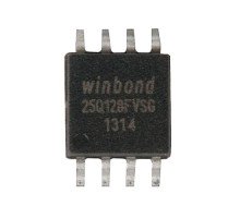 Чіп W25Q128 25Q128FVSG SOP8, 128Мб Flash SPI
