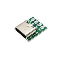 Плата-перехідник USB Type-C 3.1 16pin на DIP 2.54мм, 10шт, тестова PCB