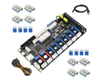 Плата управления Fysetc Spider v2.2 + 8x TMC2209, 32бит для 3D-принтера