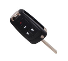 Выкидной ключ, корпус под чип, 4кн DKT0269, Chevrolet, HU100