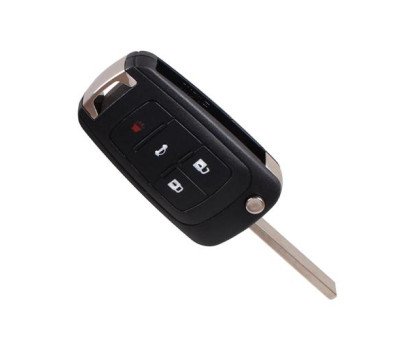 Викидний ключ, корпус під чіп, 4кн DKT0269, Chevrolet, HU100