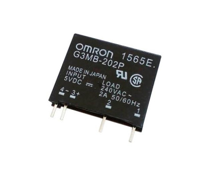 Чіп G3MB-202P SIP4, Твердотільне реле Omron SSR 5В-240В 2A