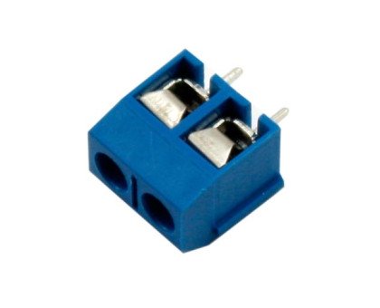 10x Клемна колодка на 2 контакти, крок 5мм KF301-2P
