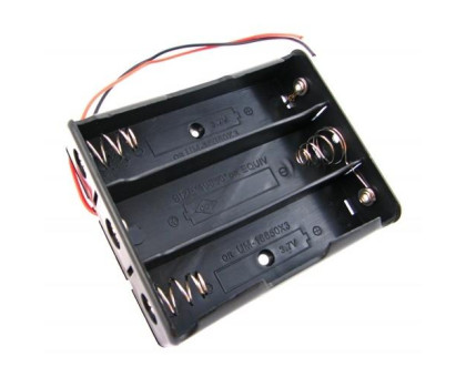 Батарейний відсік для 3x 18650, 11.1В бокс кейс з дротами, Arduino