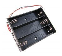 Батарейний відсік для 3x 18650, 11.1В бокс кейс з дротами, Arduino